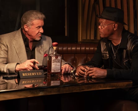 Sylvester Stallone and Samuel L Jackson in Tulsa King.
