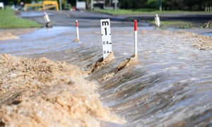 Flood waters in Queensland