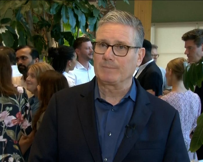 Starmer says he will stand if there is a leadership contest after Burnham's win – video