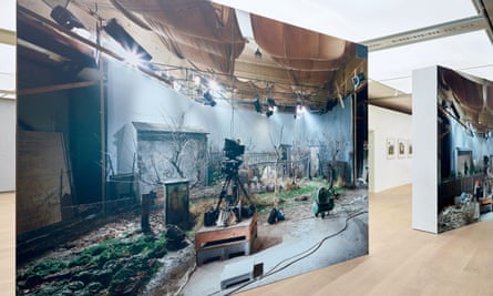 Artworks by Stan Douglas on display at the Minsk Kunsthaus