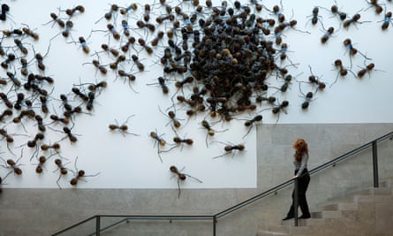 The exhibition Casa Tomada from artist Rafael Gómezbarros is displayed at Rijksmuseum in Amsterdam, Netherlands.