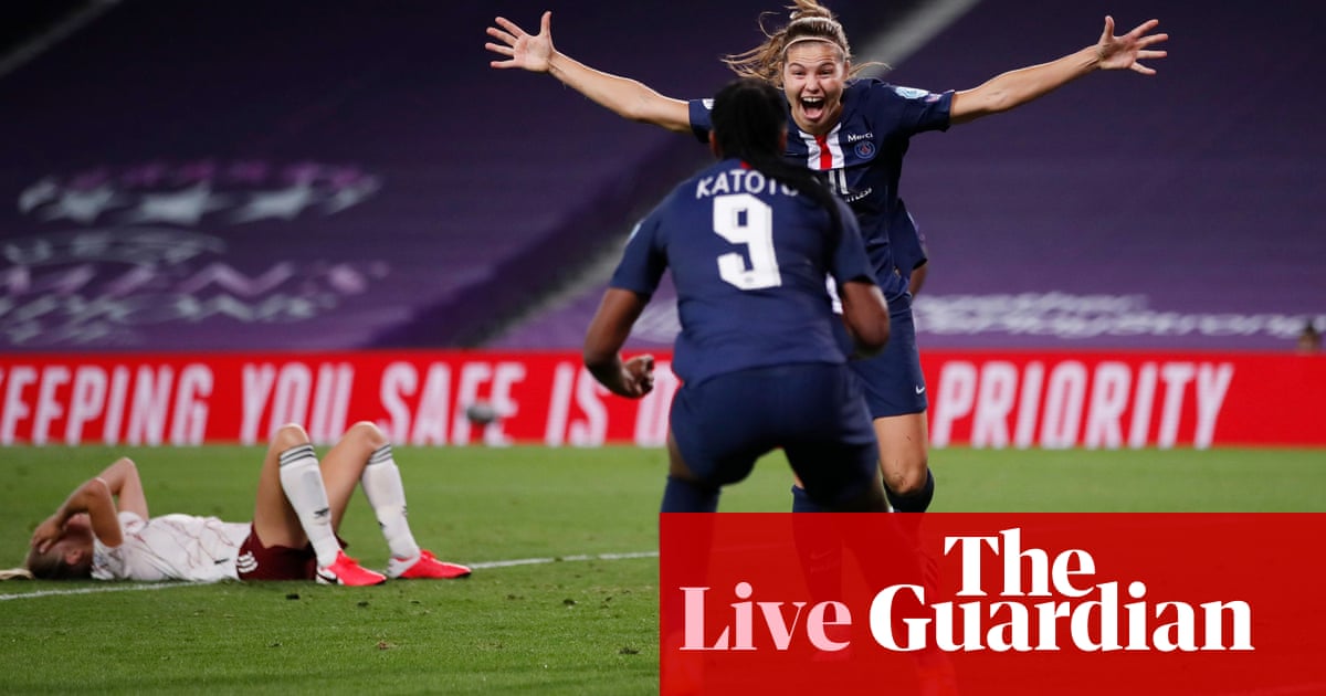 Arsenal 12 PSG Women's Champions League quarterfinal – as it