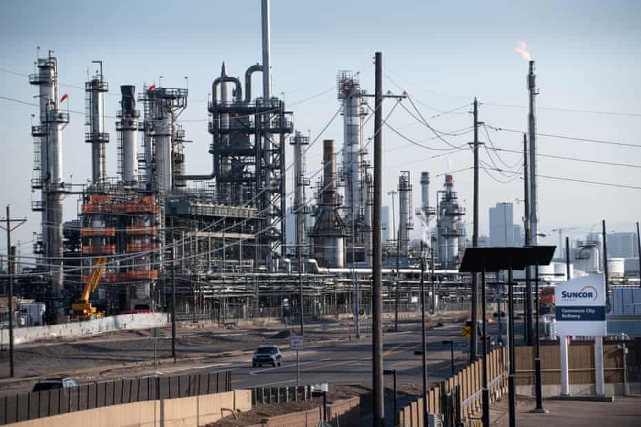 Suncor refinery in Commerce City, Colorado