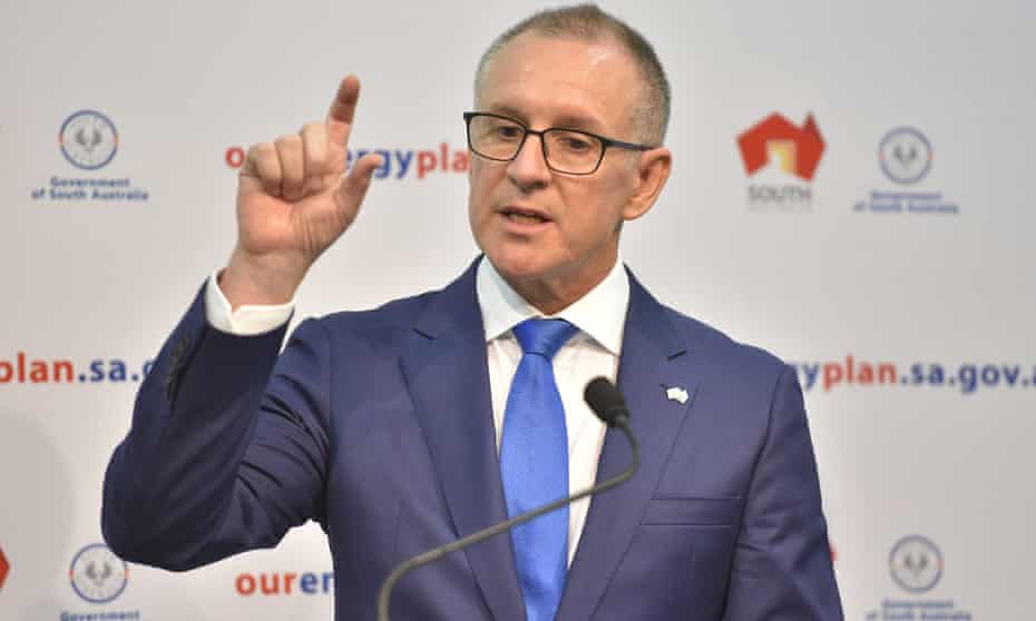South Australian Premier Jay Weatherill speaks at the energy plan conference