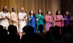 the Sai Anantam Ashram Singers perform the music of Alice Coltrane Turiyasangitananda at LSO St Luke’s, London.