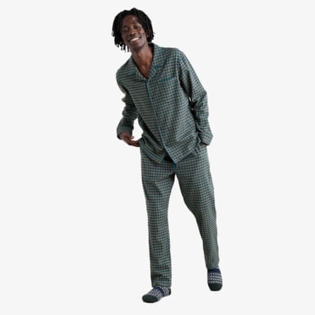 Seasalt Men’s Netter Checked Flannel Pyjama Set
