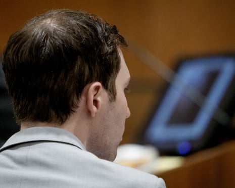 Tyler Robinson, who is accused of killing Charlie Kirk, listens during a preliminary hearing in Provo, Utah, on Thursday.