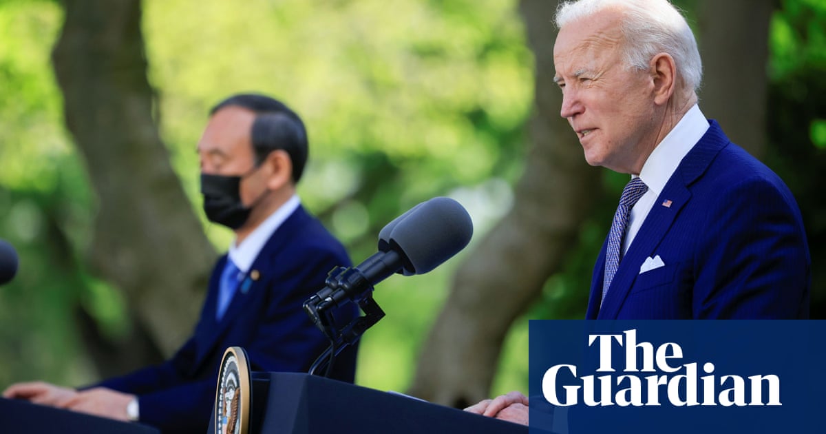 Swipes at China as Joe Biden and Japanese PM seek united front in Asia Pacific