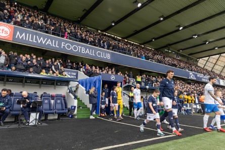 Millwall and Portsmouth participate nan transportation earlier their match.