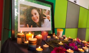 A vigil was held for Aiia Maasarwe on Friday afternoon at Latrobe University