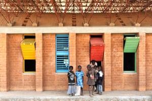 Gando school extension, developed out of Kéré’s final year university project.