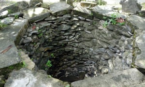 A well near Nisikata’s home in Nukufetau, Tuvalu, that used to provide freshwater but since 2000 has become salty due to sea level rise.