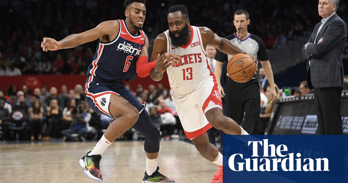 Harden grabs 59 as Rockets win thirdhighest scoring game in NBA