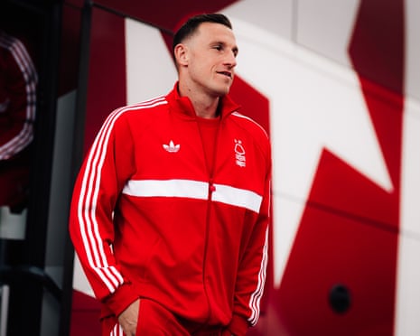 Chris Wood of Nottingham Forest arrived at the City Ground.