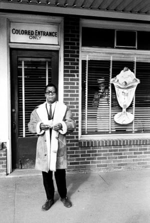 James Baldwin, Colored Only Entrance, New Orleans, 1963