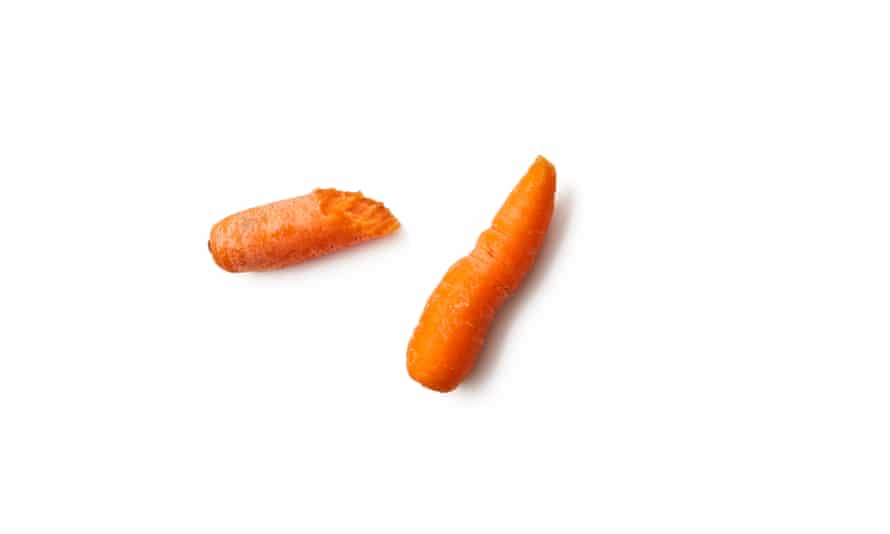 Scrub the carrot