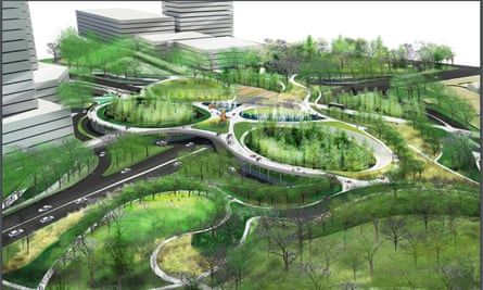 More greenery could transform areas of Dallas such as the Southwestern Medical District, one of the hottest areas of the city thanks to its high concentration of roads, concrete and buildings.