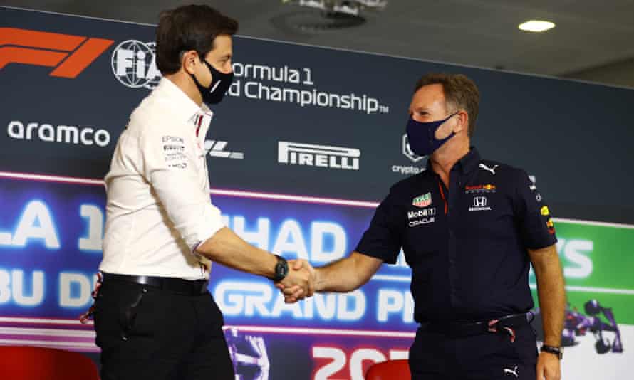 Mercedes GP executive director Toto Wolff and Red Bull Racing team principal Christian Horner.