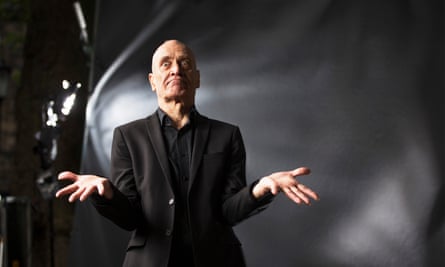 Wilko Johnson on stage at the Edinburgh International Book Festival, 2016.