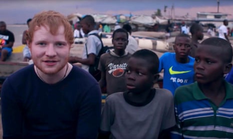 Ed Sheeran Comic Relief film branded 'poverty porn' by aid watchdog |  Humanitarian response | The Guardian