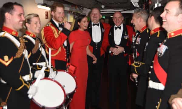 Harry And Meghan Receive Standing Ovation At Royal Albert Hall Prince Harry The Guardian