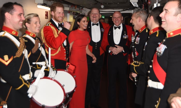 Harry And Meghan Receive Standing Ovation At Royal Albert Hall Prince Harry The Guardian