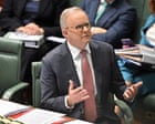 Australian politics live: PM distances himself from Labor staffer sacked over social media posts; Lambie says AI companies ‘like dinosaurs in Jurassic Park testing fences’