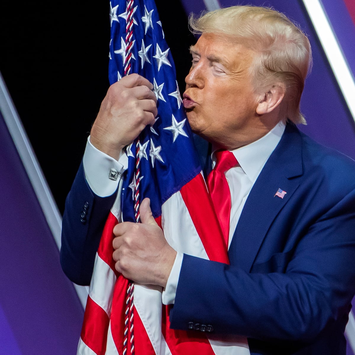 Thank You God Trump Revels In Reign As Absolute King Of Cpac Us News The Guardian