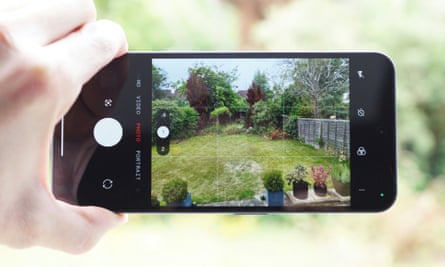 O aplicativo da câmera Nothing.