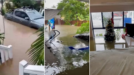 Homes under water, residents evacuated as far north Queensland faces flooding – video