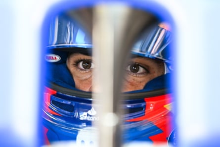 Carlos Sainz prepares for the practice session at Emilia-Romagna.