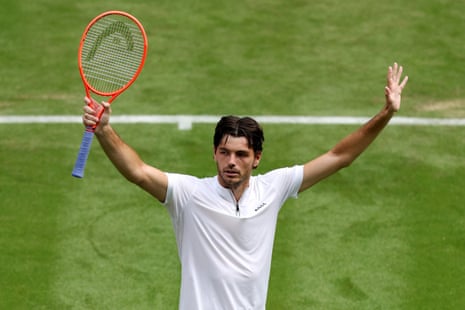 Taylor Fritz made a career-best run to the Wimbledon semi-finals in July.