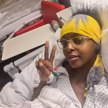Araweelo recovering from surgery in a hospital in Germany.