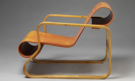 Alvar Aalto armchair design, 1930.