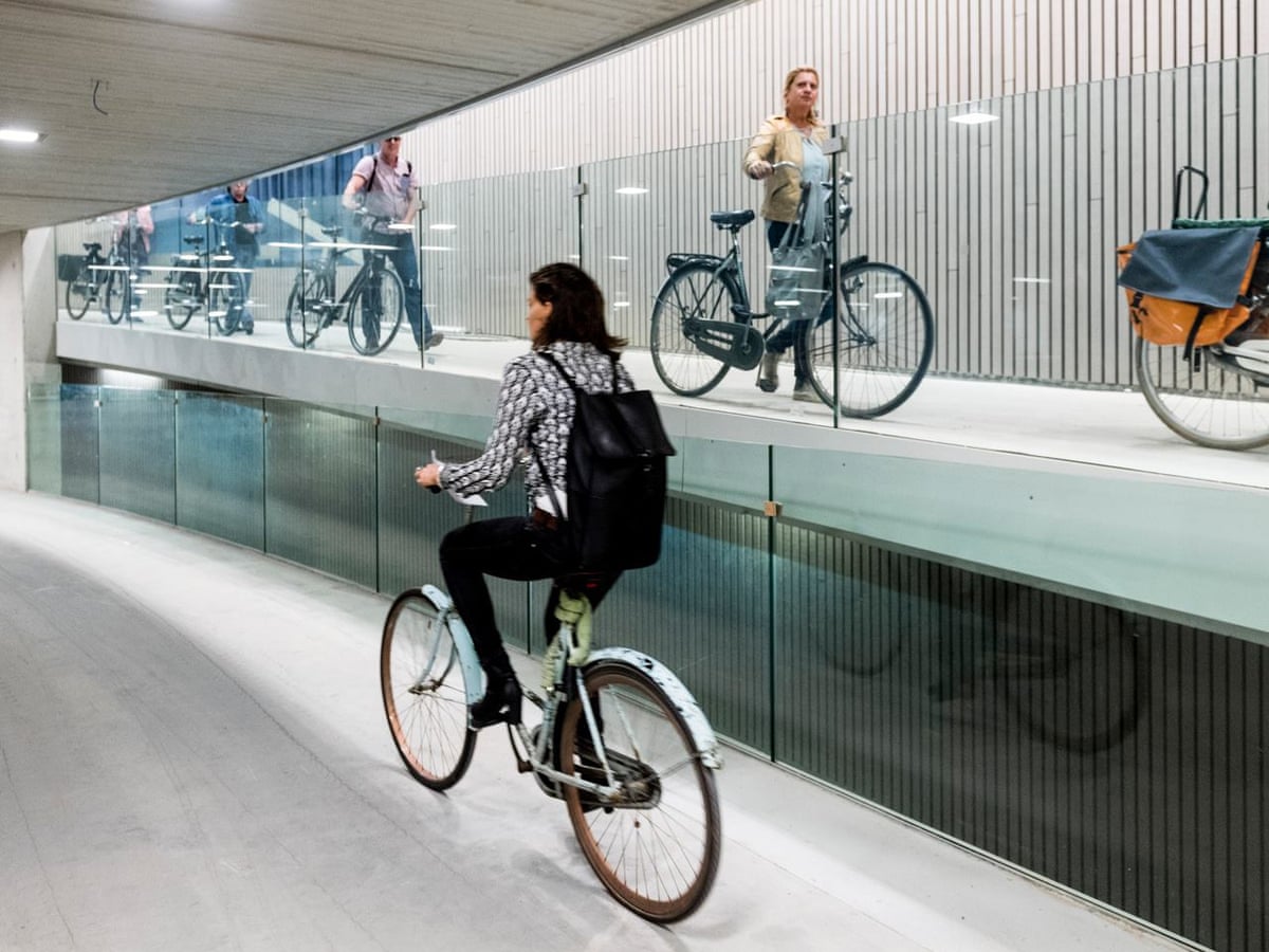 World S Biggest Bike Parking Garage Opens In Utrecht But Dutch Dream Of More World News The Guardian