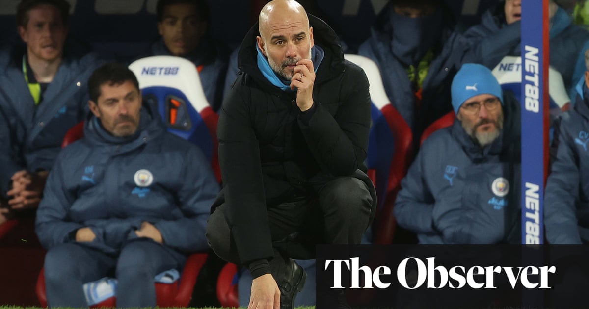 'It's a season to survive': Guardiola all but gives up Manchester City's title bid