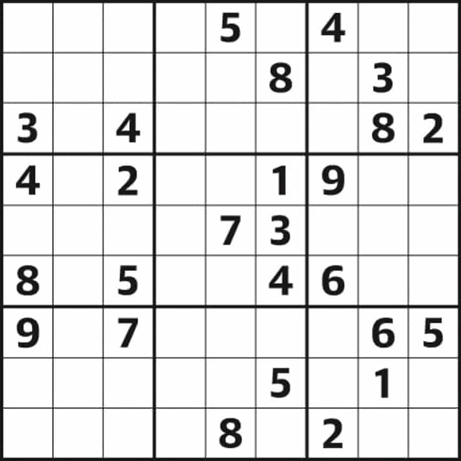 sudoku 4 954 expert life and style the guardian