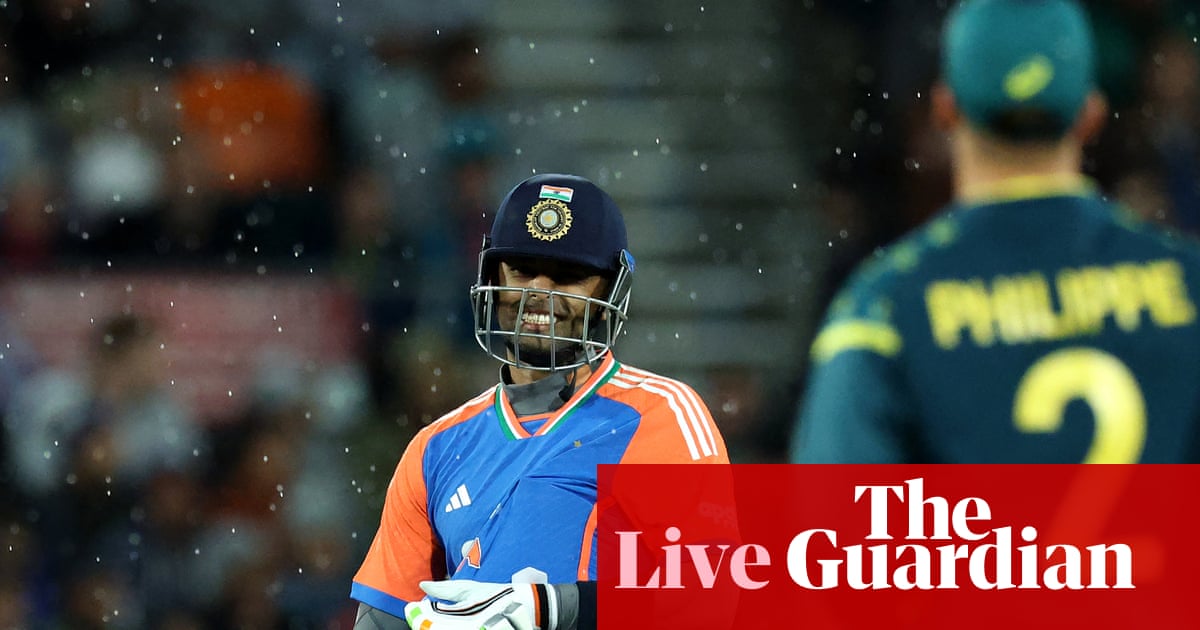 Australia v India: first men's Twenty20 international abandoned as it happened