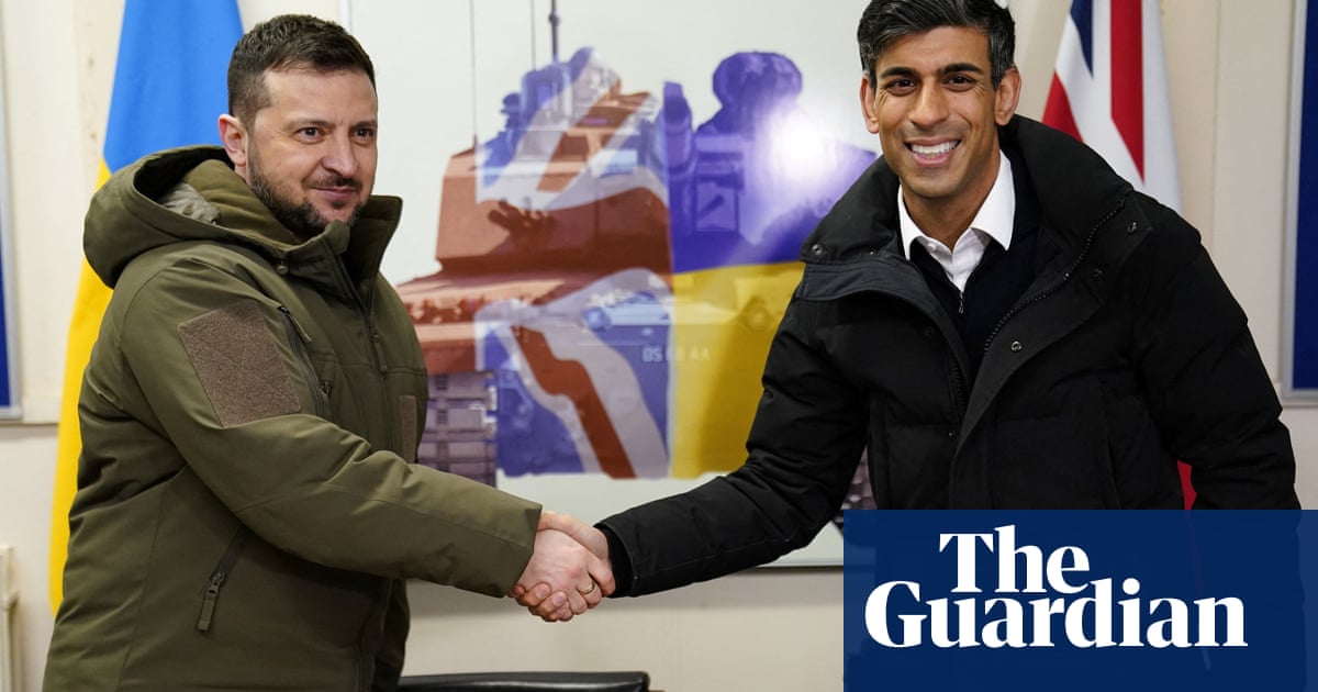 Volodymyr Zelenskiy arrives in London to meet 'my friend' Rishi Sunak