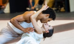 Marcelino Sambé  and Francesca Hayward in rehearsals for Like Water For Chocolate