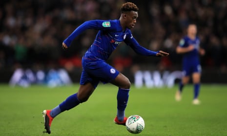 Callum Hudson-Odoi of Chelsea, subject of a scrap between Bayern and PSG, apparently. 