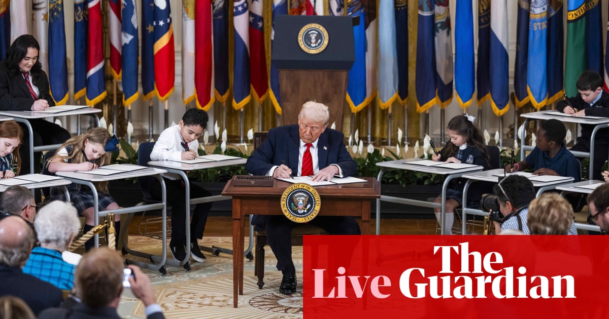 Trump's executive order to dismantle Department for Education sparks fears for low-income students and students with disabilities - live
