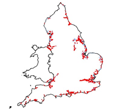 Historic coastal landfill sites in England and Wales