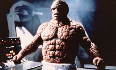 Clobbering time … Carl Ciarfalio as The Thing.