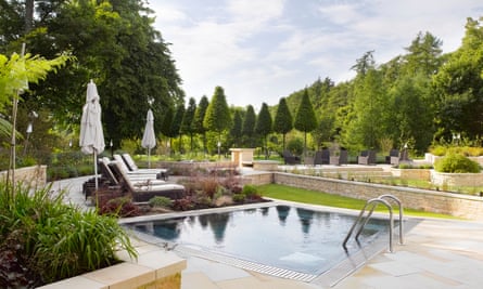 Moment of peace: the plunge pool at Lucknam Park