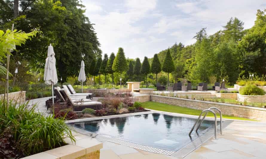 Moment of peace: the plunge pool at Lucknam Park