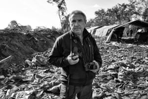 Tom Stoddart in Serbia while on assignment for Annenberg Space for Photography, LA