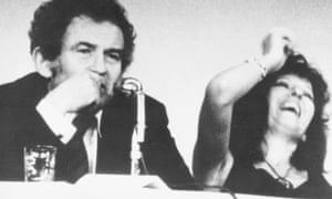 Norman Mailer and Germaine Greer debating in the 1979 documentary Town Bloody Hall, by DA Pennebaker and Chris Hegedus.