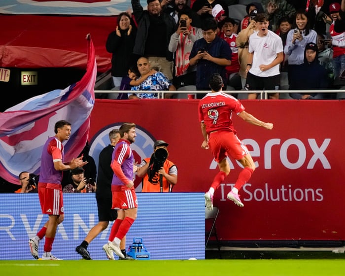 Robert Lewandowski strikes twice for Chicago Fire in MLS win over Charlotte — image supplied by The Guardian Sport's feed
