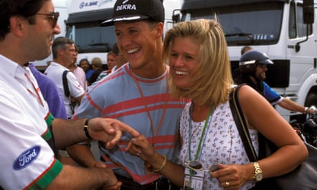 Michael Schumacher with his wife Corinna in 1994